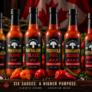 hero - hot sauce bottles